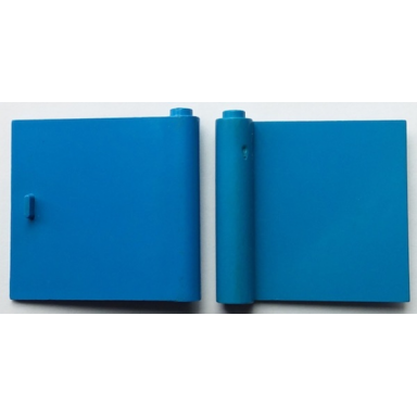 blue door 1 x 5 x 4 right with thin handle