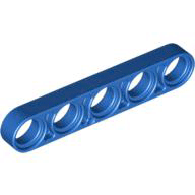 blue technic liftarm thin 1 x 5