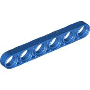 blue technic liftarm thin 1 x 6