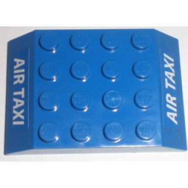 blue slope 45 6 x 4 double with white air taxi pattern on both sides stickers - set 3222