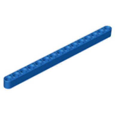 blue technic liftarm thick 1 x 15