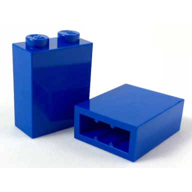 blue brick 1 x 2 x 2 with inside stud holder
