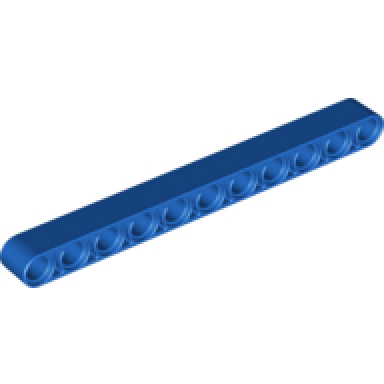 blue technic liftarm thick 1 x 11