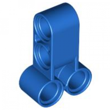 blue technic pin connector perpendicular double 3l