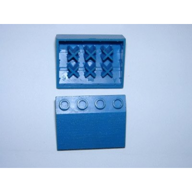 blue minitalia slope 33 3 x 4 with bottom x supports