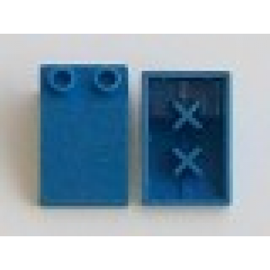 blue minitalia slope 33 3 x 2 with bottom x supports