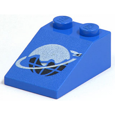 blue slope 33 3 x 2 with ice planet logo pattern