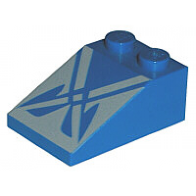 blue slope 33 3 x 2 with sw crisscross pattern