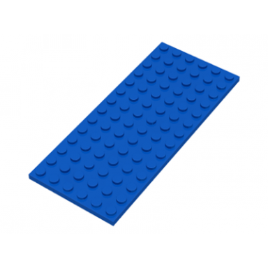 blue plate 6 x 14
