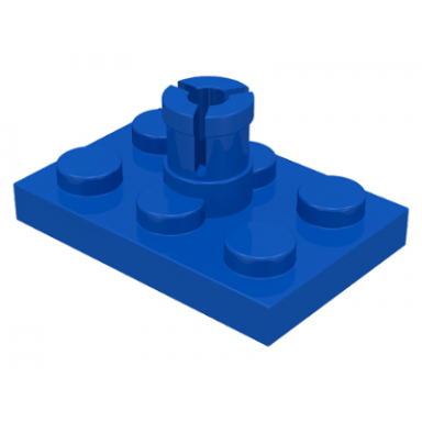 blue plate modified 2 x 3 with helicopter rotor holder