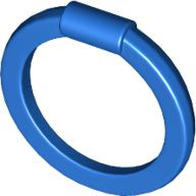 blue minifigure weapon hoop blade chakram
