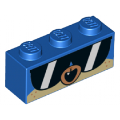 blue brick 1 x 3 with dog face wide sunglasses open mouth with tooth pattern shades puppycorn