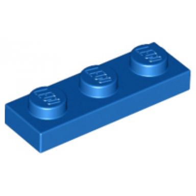 blue plate 1 x 3
