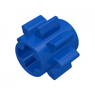 blue technic gear 8 tooth