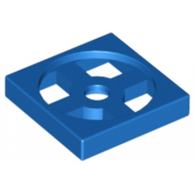 blue turntable 2 x 2 plate base
