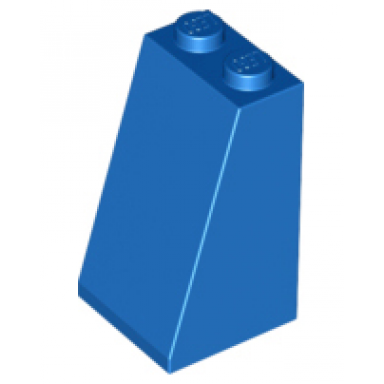 blue slope 75 2 x 2 x 3 - solid studs