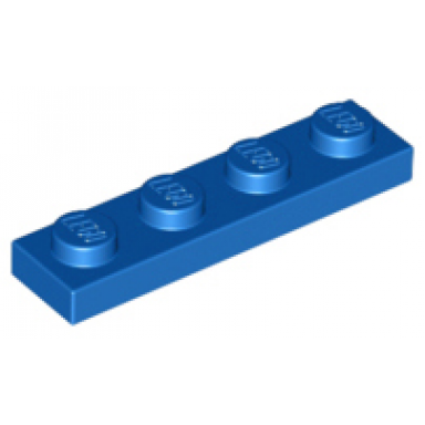 blue plate 1 x 4