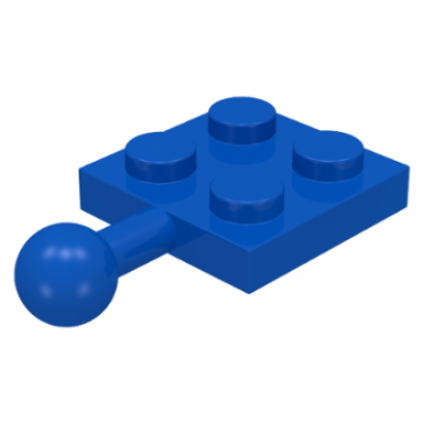 blue plate modified 2 x 2 with tow ball