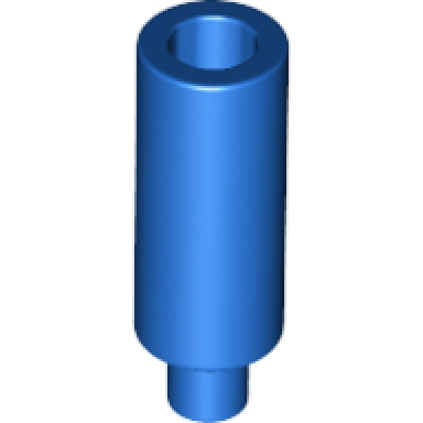 blue minifigure utensil candle