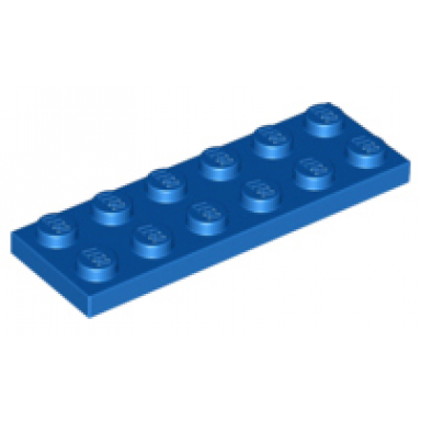 blue plate 2 x 6