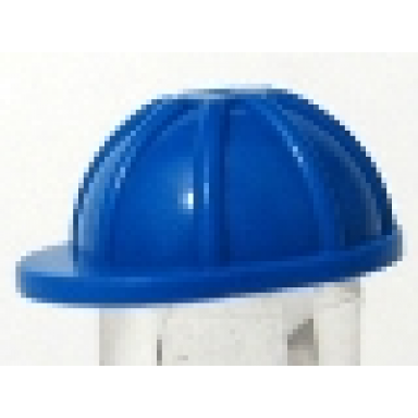 blue minifigure headgear helmet construction