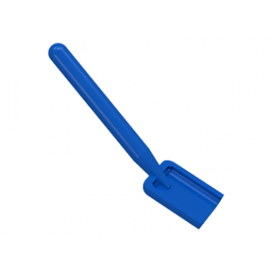 blue minifigure utensil shovel spade - handle with round end