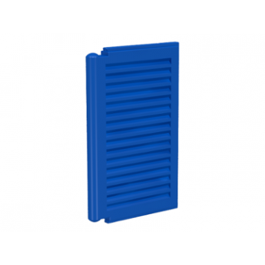 blue shutter for window 1 x 2 x 3