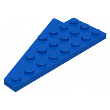blue wedge plate 8 x 4 wing right without underside stud notch