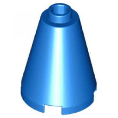 blue cone 2 x 2 x 2 - open stud