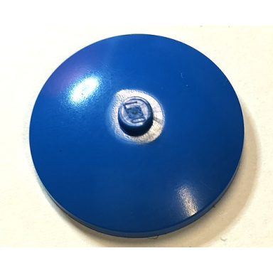blue dish 4 x 4 inverted radar with solid stud