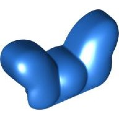 blue duplo figure head human accessories large bow