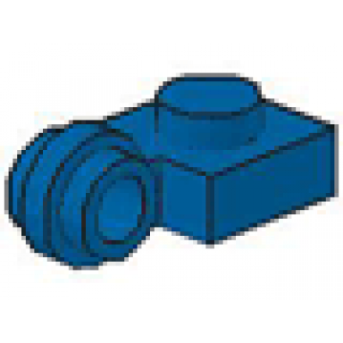 blue plate modified 1 x 1 with light attachment - thin ring