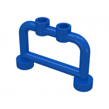 blue bar 1 x 4 x 2 with open studs
