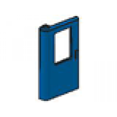 blue door 1 x 4 x 5 train left thin support at bottom