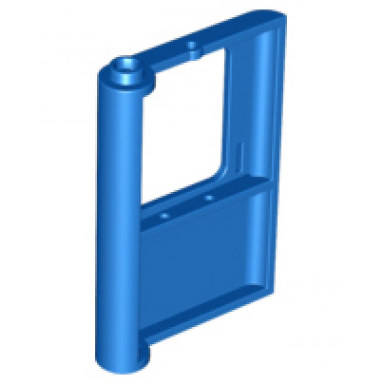 blue door 1 x 4 x 5 train right thin support at bottom