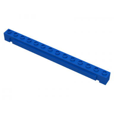 blue brick modified 1 x 14 with channel