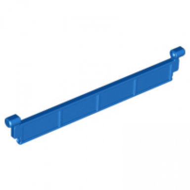 blue garage roller door section without handle