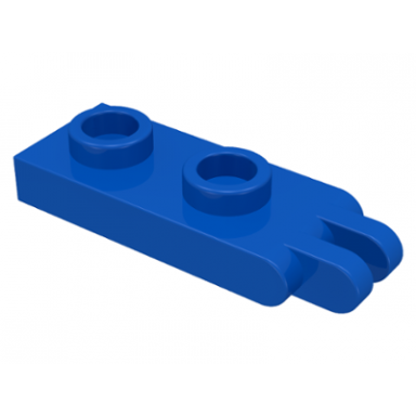 blue hinge plate 1 x 2 with 2 fingers on end undetermined type