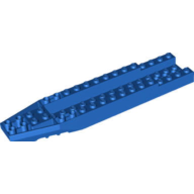 aircraft fuselage forward bottom angular 4 x 18 x 1 1 3 with 2 x 14 recessed center and 13 holes