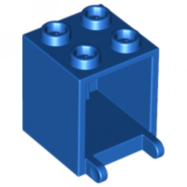 blue container box 2 x 2 x 2