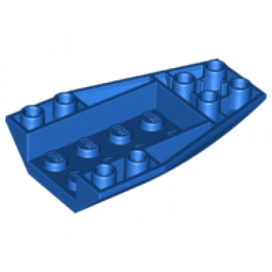 blue wedge 6 x 4 triple inverted curved