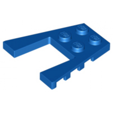 blue wedge plate 4 x 4