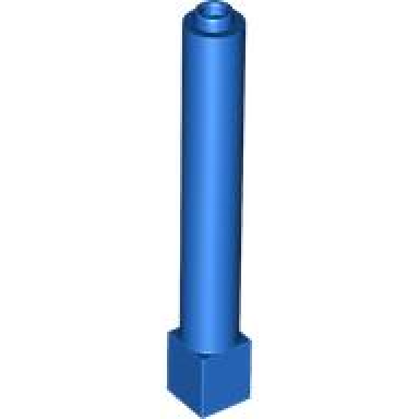 blue support 1 x 1 x 6 solid pillar