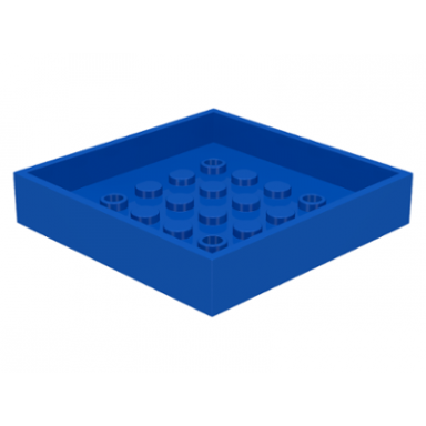 blue container box 6 x 6 bottom