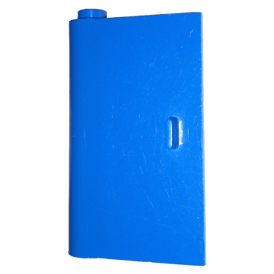 blue door 1 x 3 x 4 left with thin handle