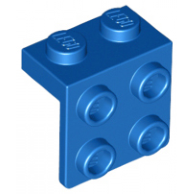 blue bracket 1 x 2 - 2 x 2