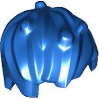 blue minifigure hair short and messy