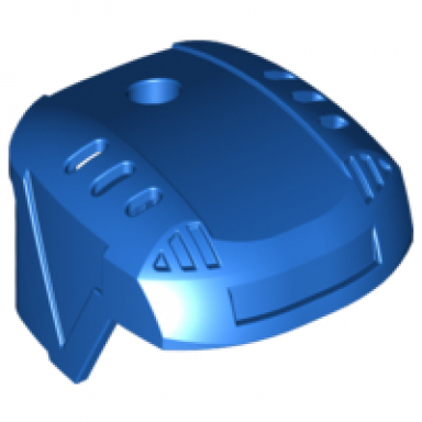 blue sports hockey helmet