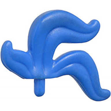 blue minifigure plume feather triple