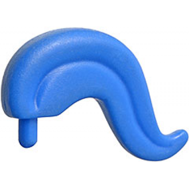 blue minifigure plume feather large